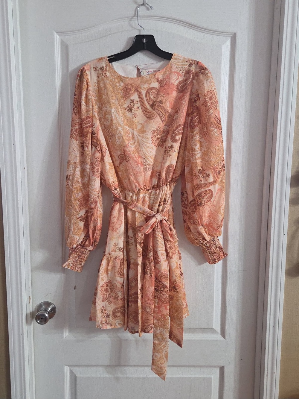 Flying Tomato It All Begins With Love Paisley Mini Dress Sz M. AG-9